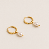 Opal Hoop Earrings