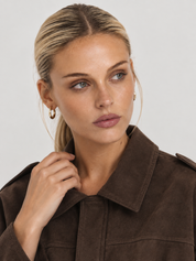 Giacca bomber in suede Lara - Marrone