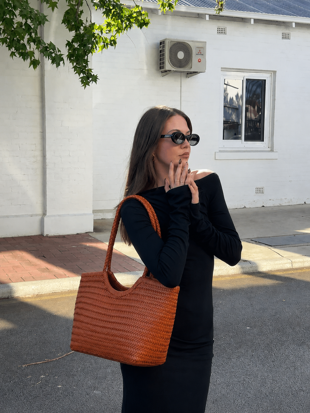 April | Woven Oversized Tote Bag
