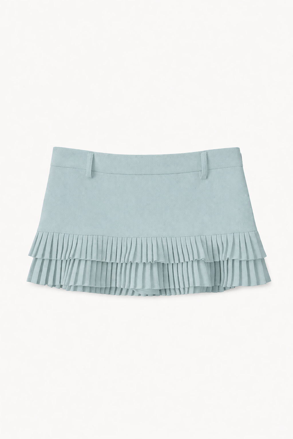 Lotus | Tiered Pleated Ruffle Mini Skirt