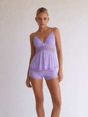 Alicent | Body de encaje con shorts