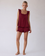 Judy | Ensemble débardeur froncé et short