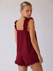 Judy | Ensemble débardeur froncé et short