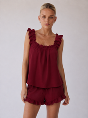 Judy | Ensemble débardeur froncé et short