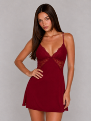 Tulipe | Set pigiama con canottiera in pizzo