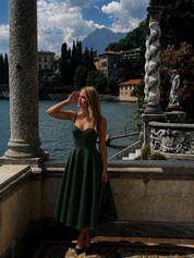 Hope | Neckline A-Line Midi Dress