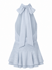 Vittoria | Pleated Ruffle Mini Dress