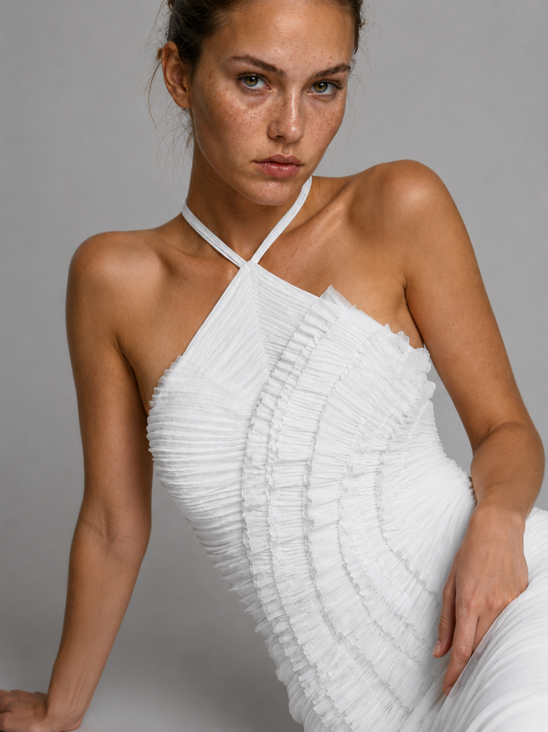 Catherine Ruffle Dress