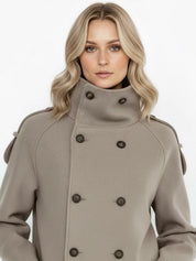 Evie | High-Neck Wool Jacket