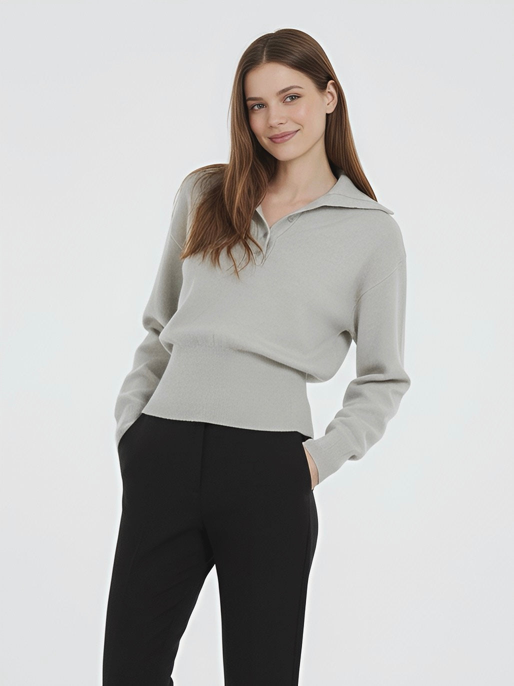 Selena | Cropped Knit Sweater