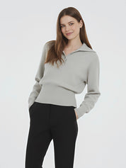 Selena | Cropped Knit Sweater