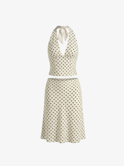 Michelle | Polka-Dot-Oberteil und Rock-Set