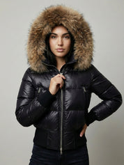 Savoy | Faux Fur Hooded Puffer Jacket