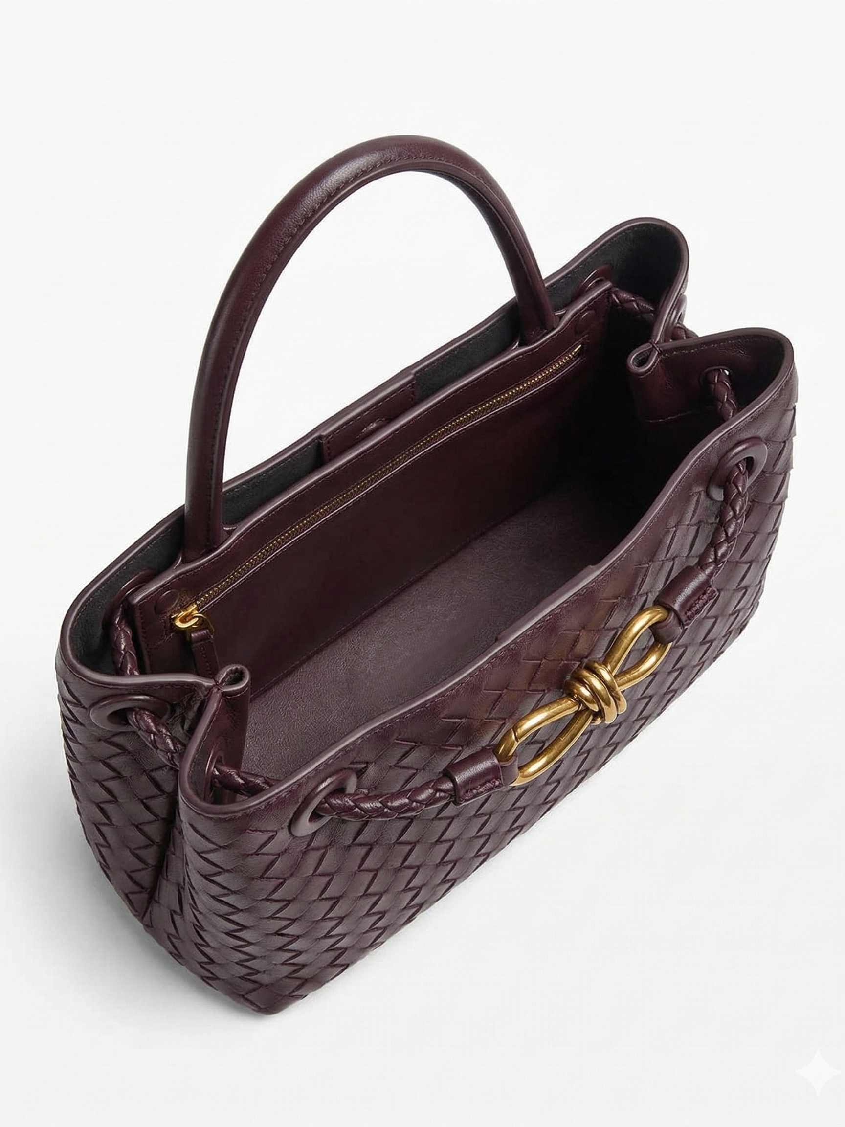 Wells | Gewebte Handtasche mit Griff oben