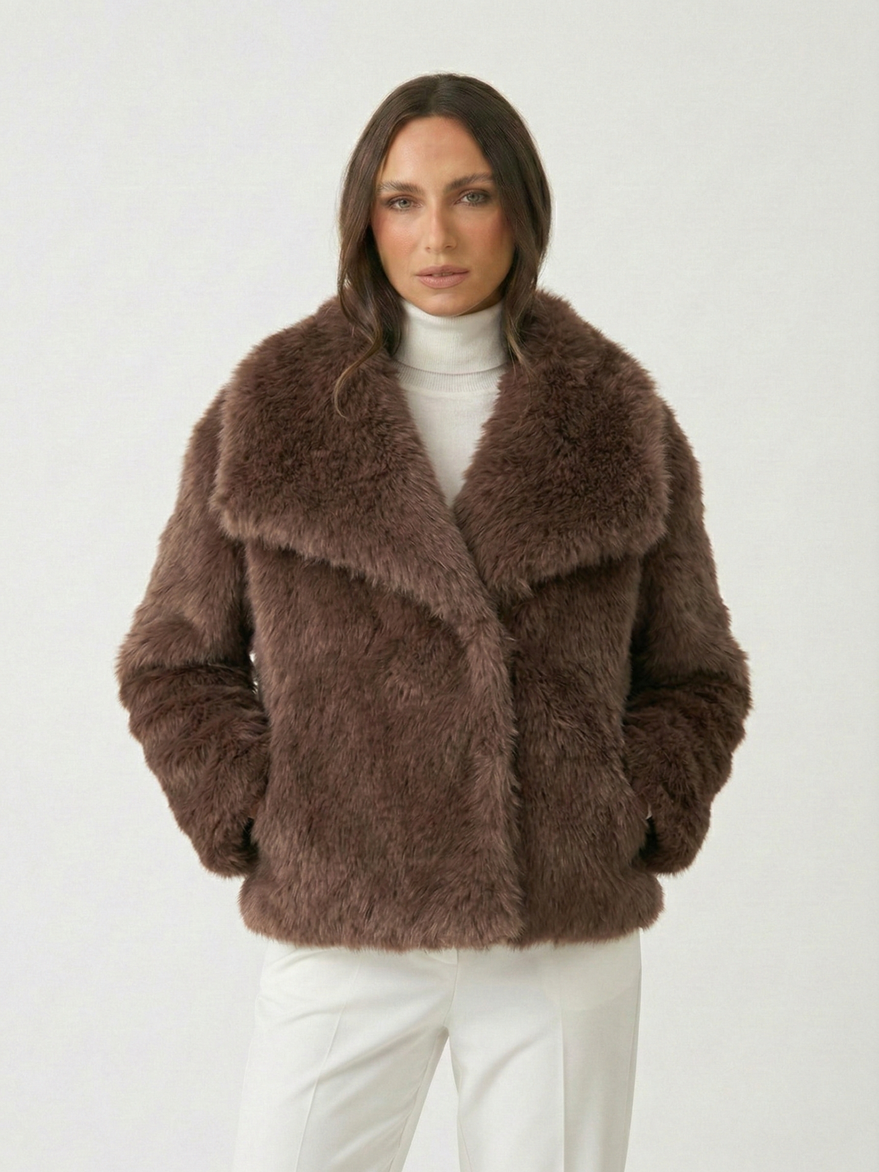 Adele | Cappotto oversize in pelliccia sintetica