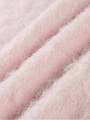 Maglione in maglia pelosa Riley - rosa