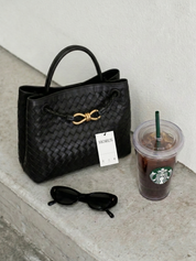 Wells | Gewebte Handtasche mit Griff oben