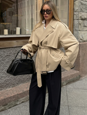 Aurora | Oversize Trenchcoat mit Gürtel
