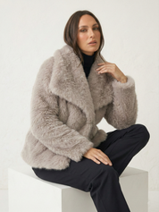 Adele | Cappotto oversize in pelliccia sintetica