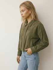 Lara | Wildleder-Bomberjacke
