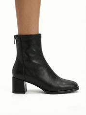 Chelsea | Minimalistische Ankle Boots mit Blockabsatz