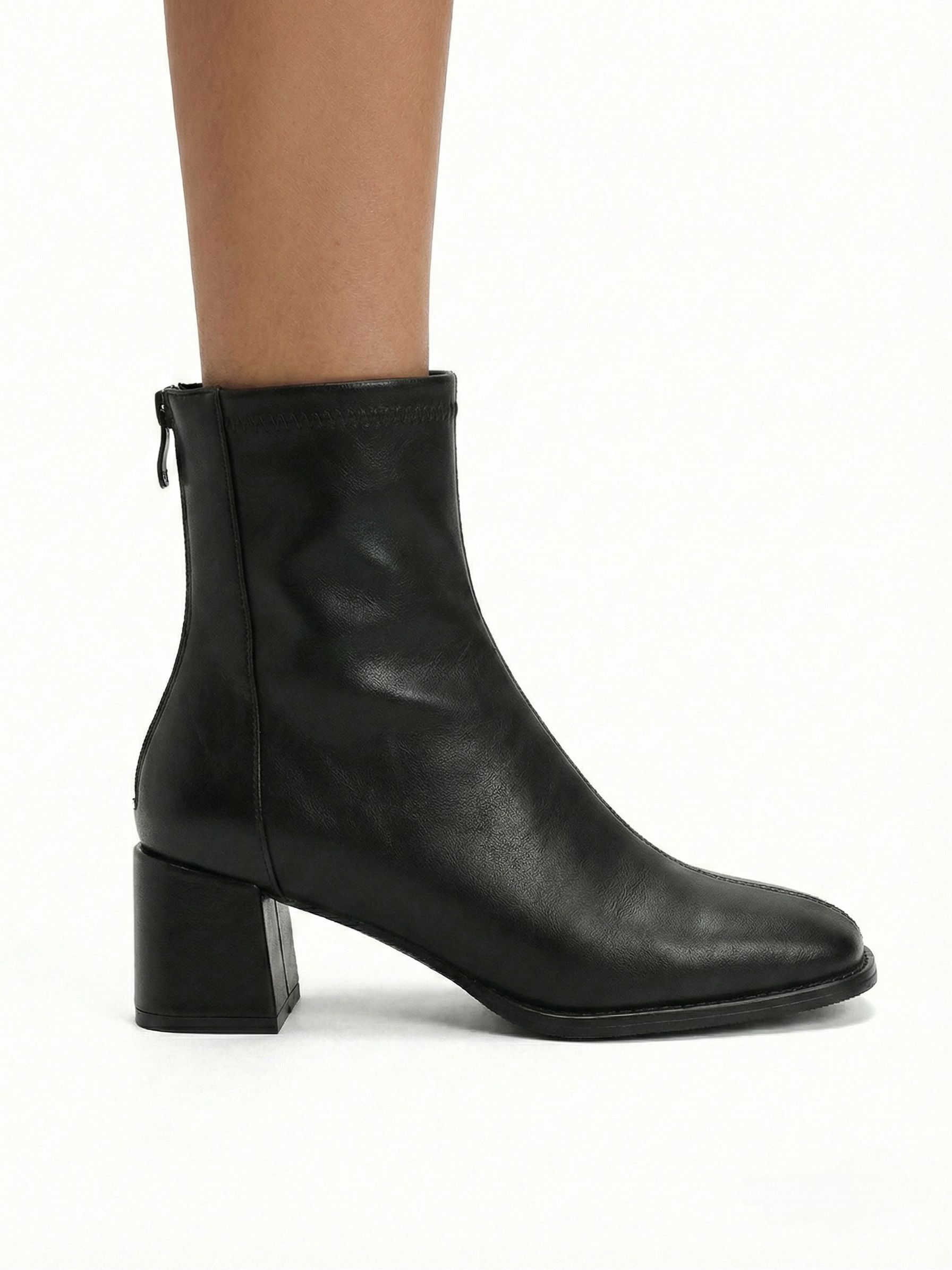 Chelsea | Minimalistische Ankle Boots mit Blockabsatz