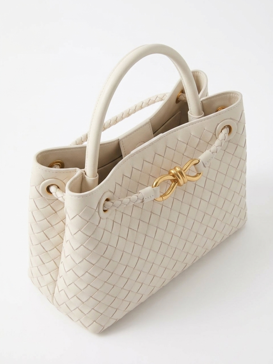 Wells | Gewebte Handtasche mit Griff oben
