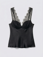 Emilie | Sleveless Lace-Trim Top