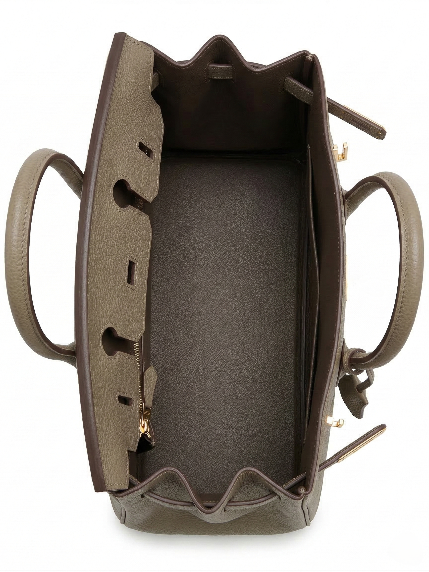 Elena | Strukturierte Leder-Top-Handle-Tasche