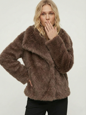 Adele | Cappotto oversize in pelliccia sintetica