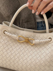 Wells | Gewebte Handtasche mit Griff oben