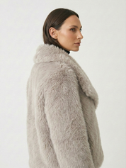 Adele | Cappotto oversize in pelliccia sintetica