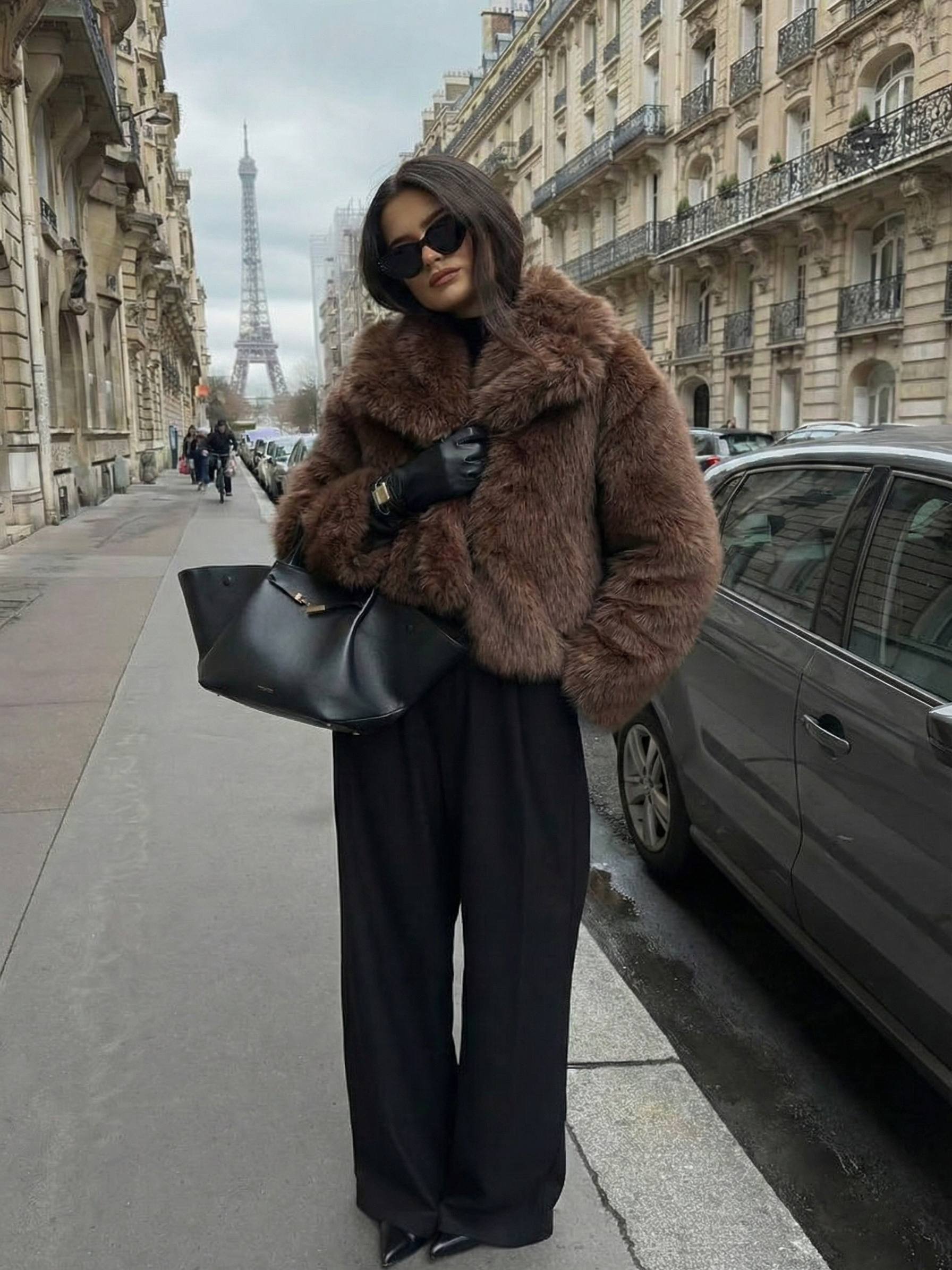 Adele | Cappotto oversize in pelliccia sintetica