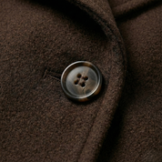 Camille | Veste trench courte marron mélangé