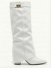 Leeds | Bottes hautes souples en similicuir