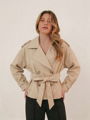 Aurora | Oversize Trenchcoat mit Gürtel