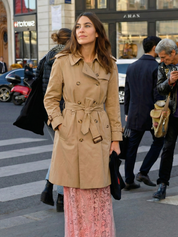 Letifen | Double-Breasted Belted Trench Coat