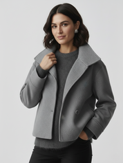 Martha | High-Neck Buttoned Jacket
