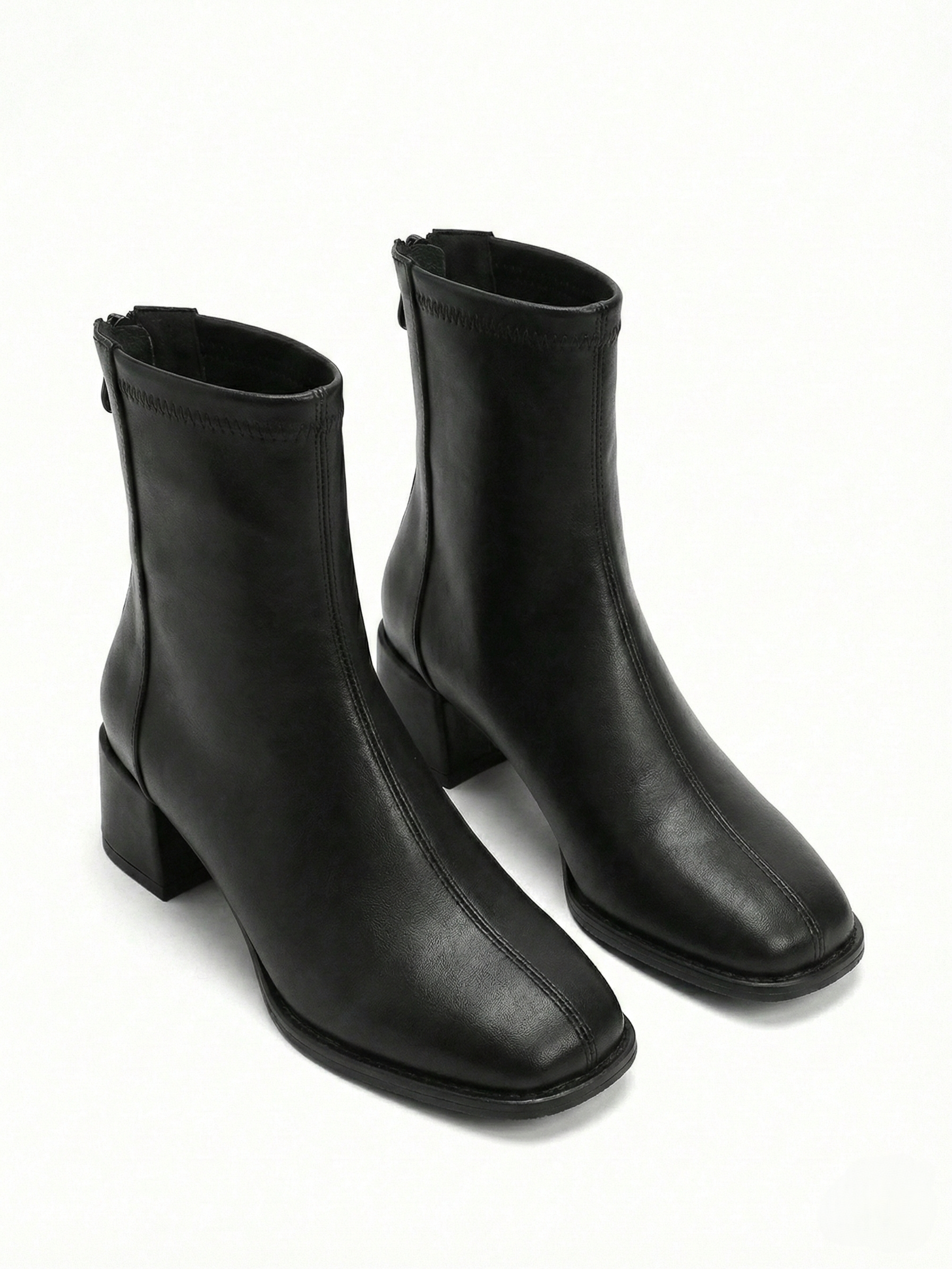 Chelsea | Minimalistische Ankle Boots mit Blockabsatz