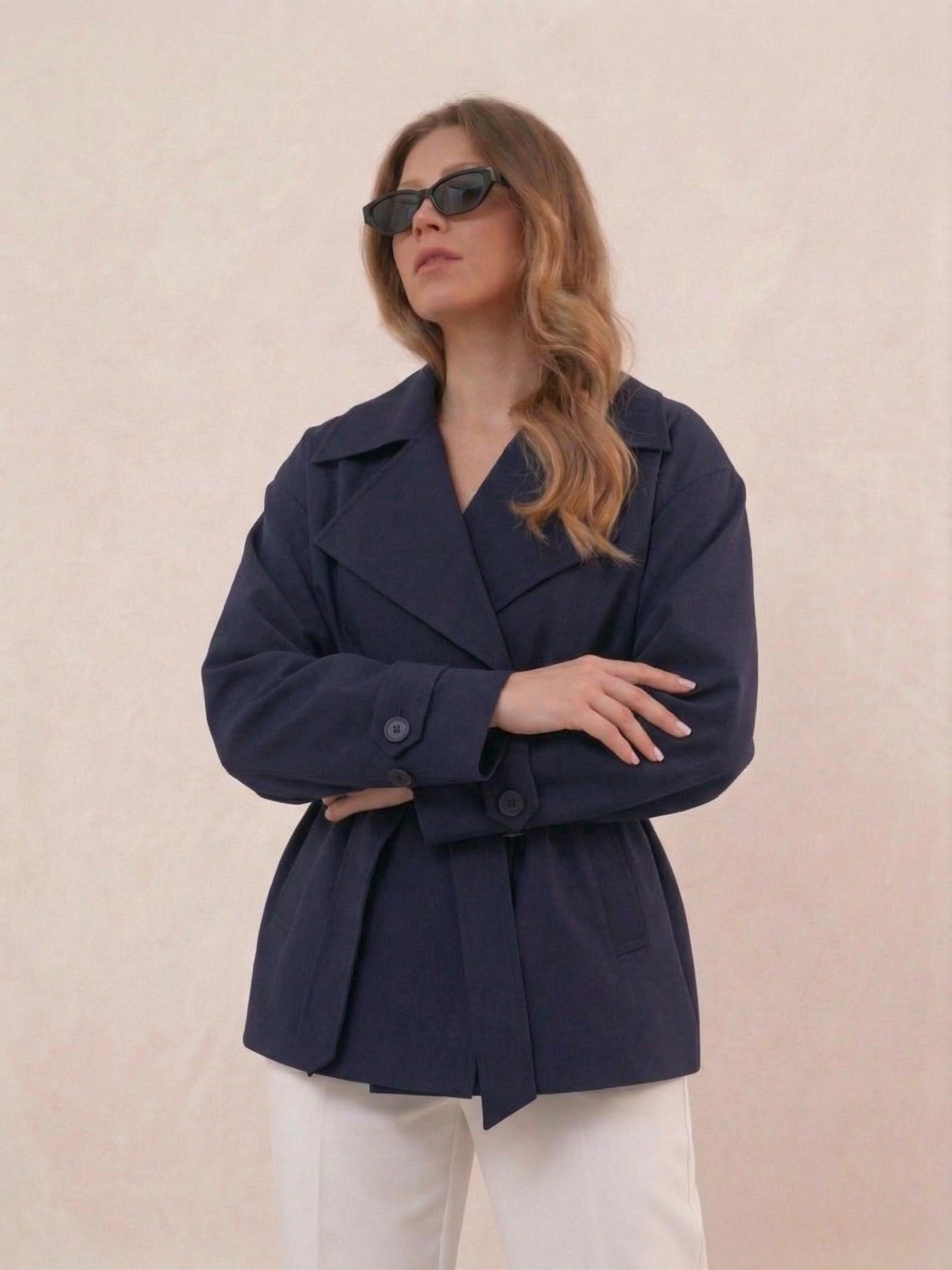 Aurora | Oversize Trenchcoat mit Gürtel