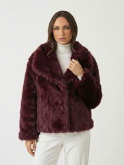 Adele | Cappotto oversize in pelliccia sintetica