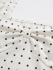 Fiona | Polka Dot Crop Top