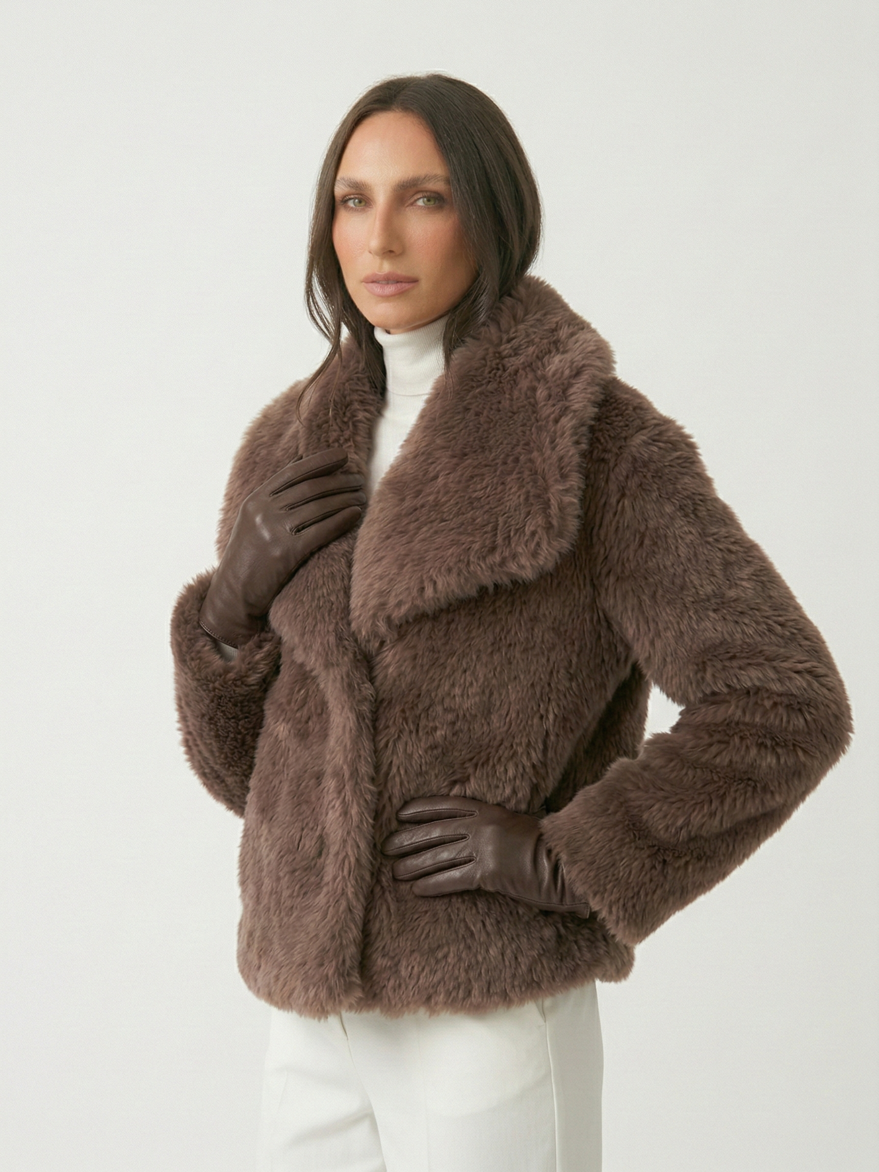 Adele | Cappotto oversize in pelliccia sintetica