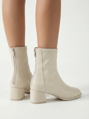 Chelsea | Minimalistische Ankle Boots mit Blockabsatz