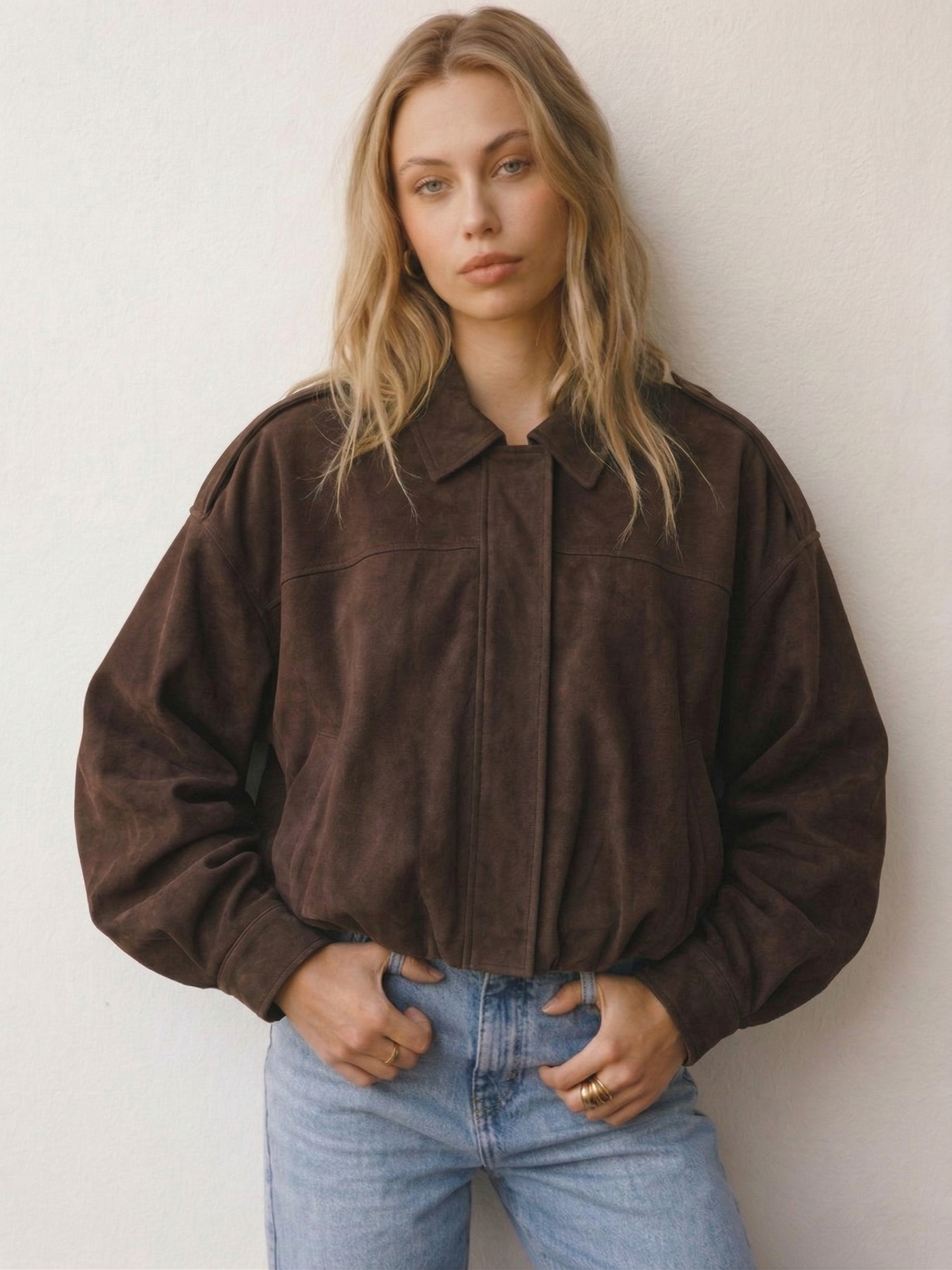 Lara | Wildleder-Bomberjacke