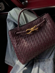 Wells | Gewebte Handtasche mit Griff oben