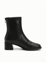 Chelsea | Minimalistische Ankle Boots mit Blockabsatz