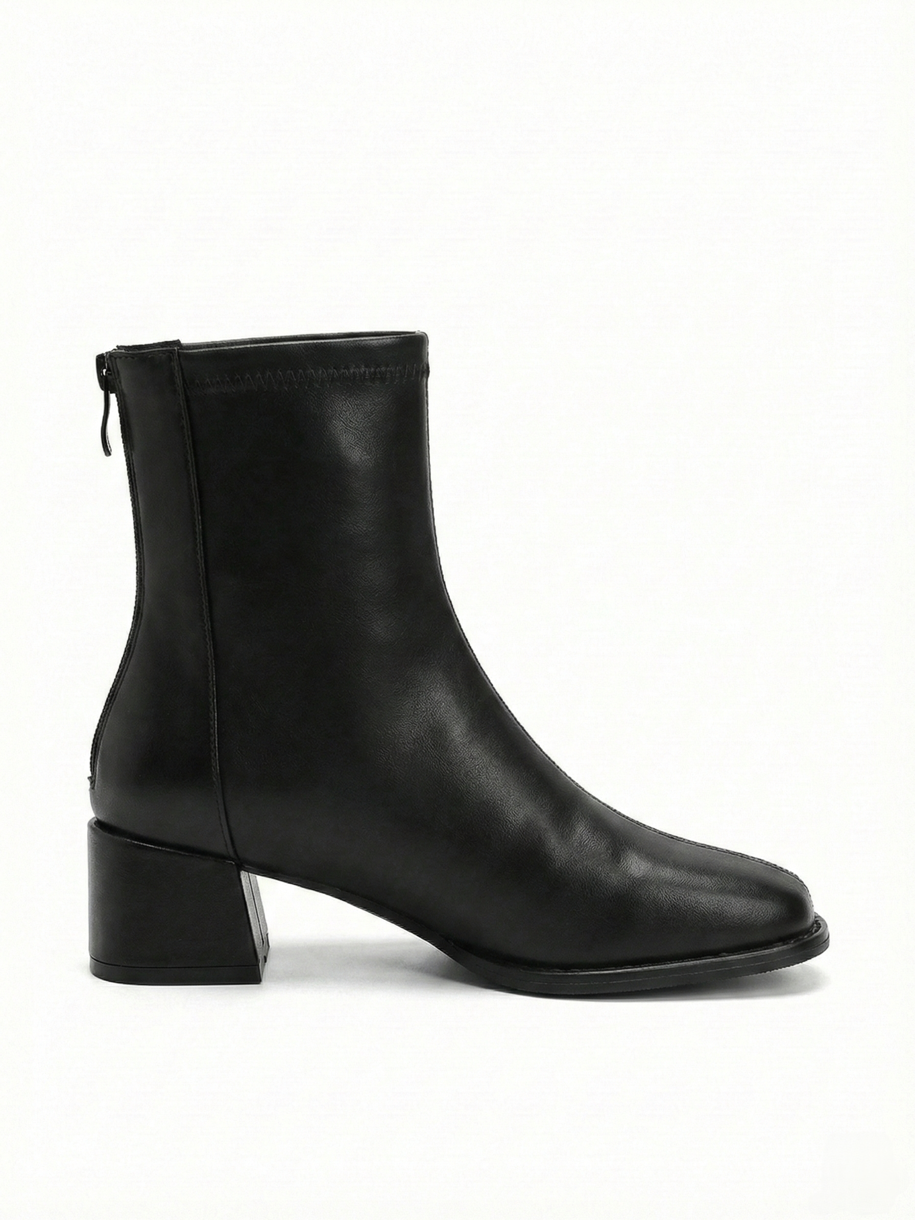 Chelsea | Minimalistische Ankle Boots mit Blockabsatz