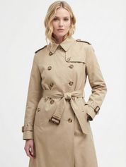 Letifen | Double-Breasted Belted Trench Coat