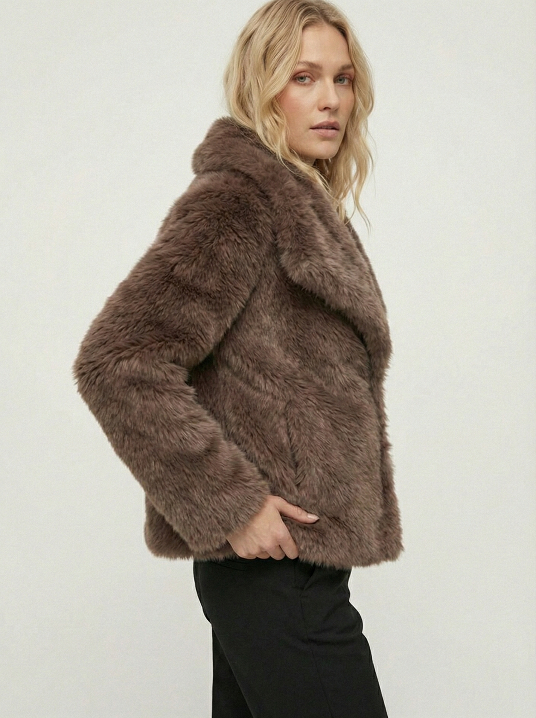 Adele | Cappotto oversize in pelliccia sintetica